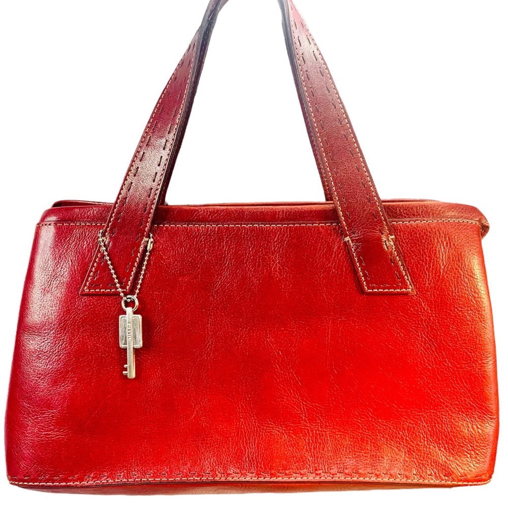 Vintage Fossil Sedona II Handbag Deep Red/Burgandy